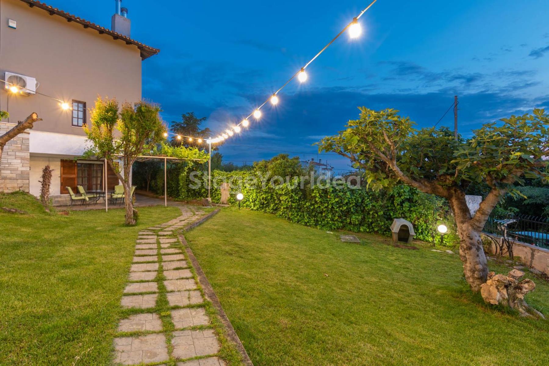 Traditional Villa Appartment With Garden, Also For Gatherings ,15 Minutes From Thessaloniki Airport Exterior photo