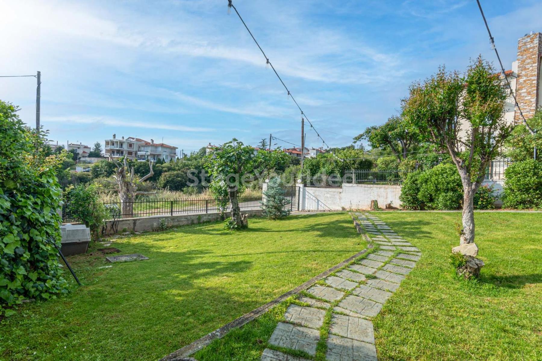Traditional Villa Appartment With Garden, Also For Gatherings ,15 Minutes From Thessaloniki Airport Exterior photo